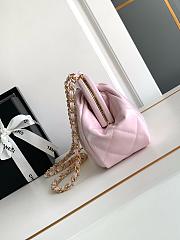 Chanel Clutch Lambskin Gold Light Pink 24x16x8cm - 3