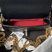 Chanel 24A Flap Bag Black Lambskin Gold 18x11.5x5.5cm - 4