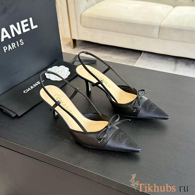 Chanel Black High Heel 6cm - 1