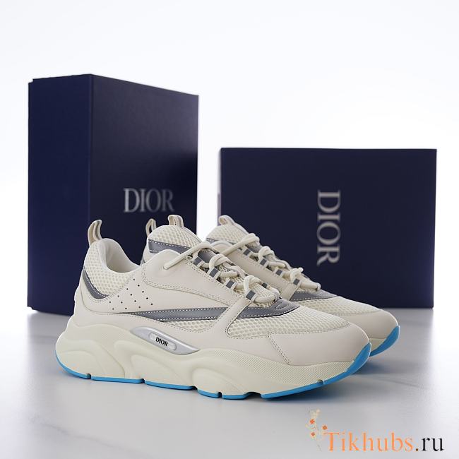 Dior B22 Sneakers Cream Blue - 1