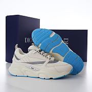 Dior B22 Sneakers Cream Blue - 3