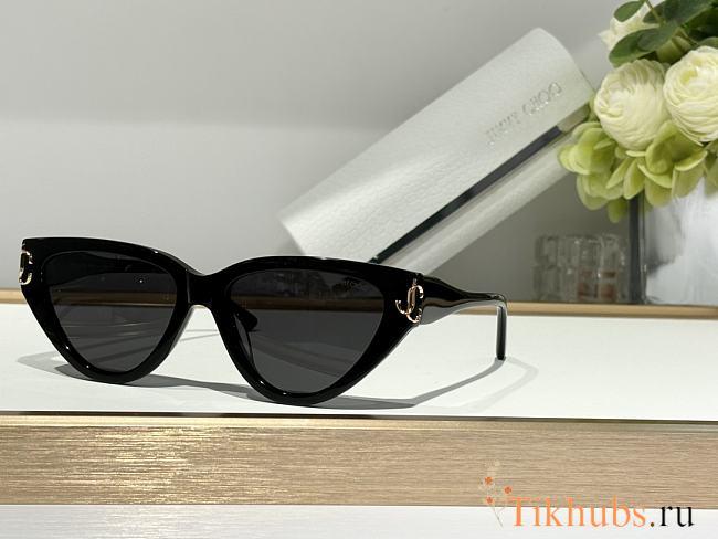 Jimmy Choo Black Sunglasses - 1