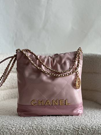 Chanel 22 Mini Bag Pink 20x19x6cm