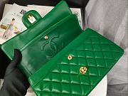 Chanel Flap Bag Green Lambskin Gold 25cm - 5