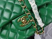 Chanel Flap Bag Green Lambskin Gold 25cm - 3