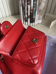 Chanel Backpack Duma Red 18x18x20cm - 3