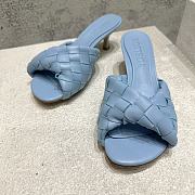 Bottega Veneta Blink Mule Blue Heel 5cm - 4