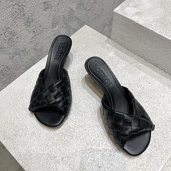 Bottega Veneta Blink Mule Black Heel 5cm