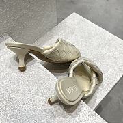 Bottega Veneta Blink Mule Cream Heel 5cm - 4