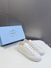 Prada Fabric Sneakers White - 1