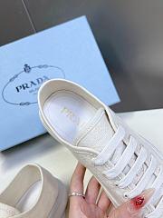 Prada Fabric Sneakers White - 5