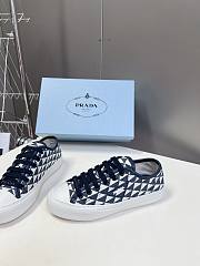 Prada Triangle Jacquard Low-top Sneaker  - 5