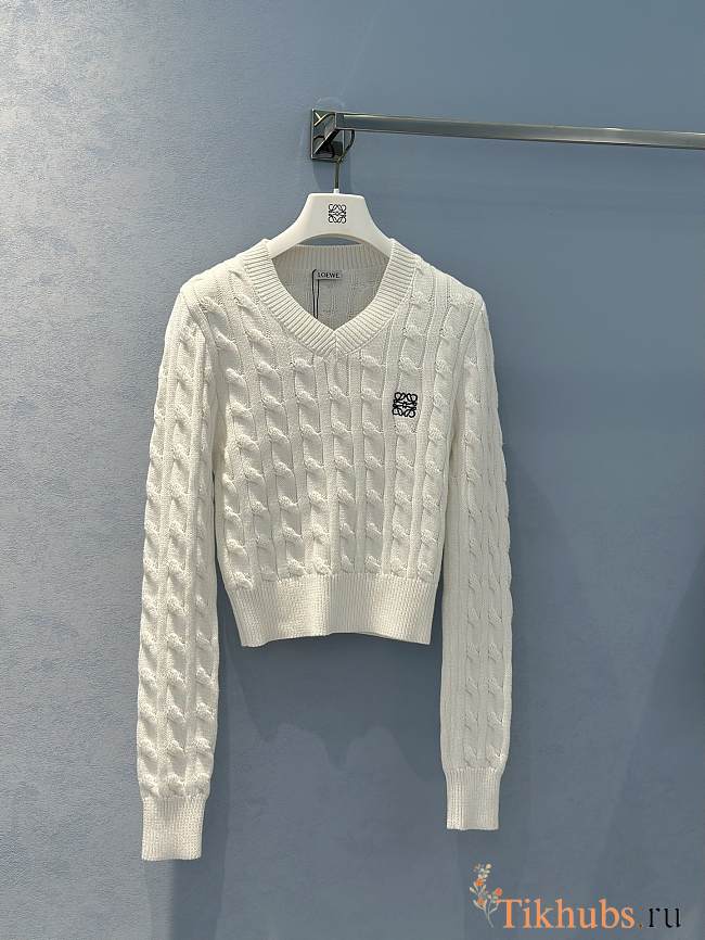 Loewe White Sweater - 1