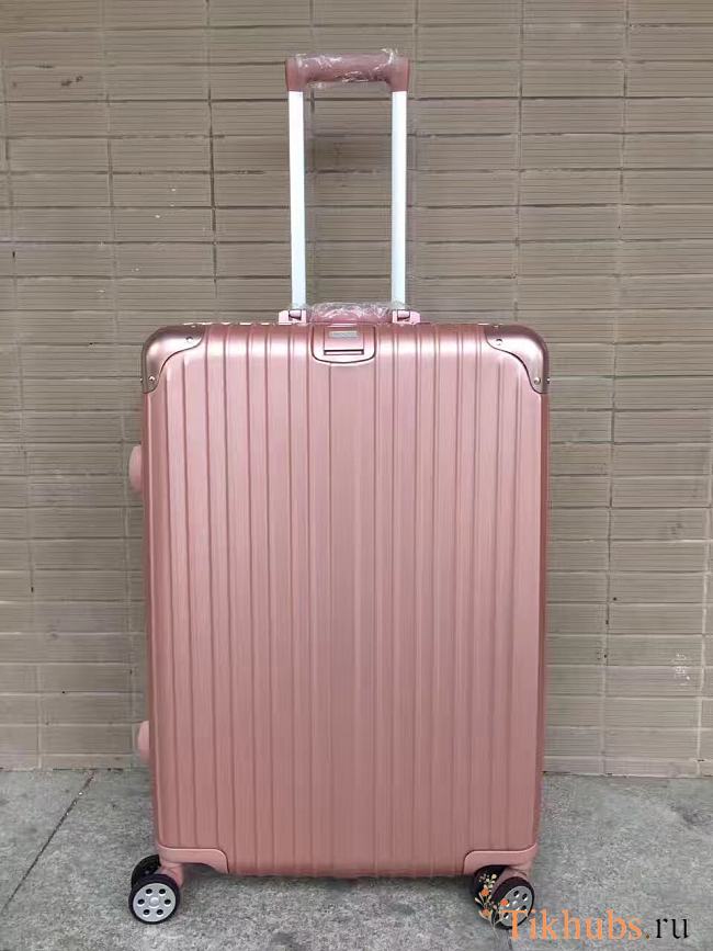 Rimowa Classic Cabin Suitcase Aluminum Pink 65x45x25cm - 1