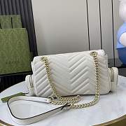 Gucci GG Marmont Small Multi-Pocket White Bag 25.5x15x7cm - 3