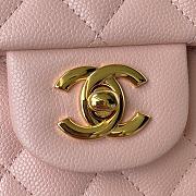 Chanel Medium Flap Bag Pink Caviar Gold 25cm - 6