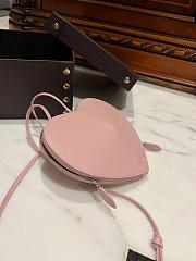 Alaia Le Coeur Shoulder Bag Pink 21x17x5cm - 2