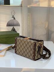 Gucci GG Mini Beige Brown Leather 18.5x10.5x7.5cm - 4