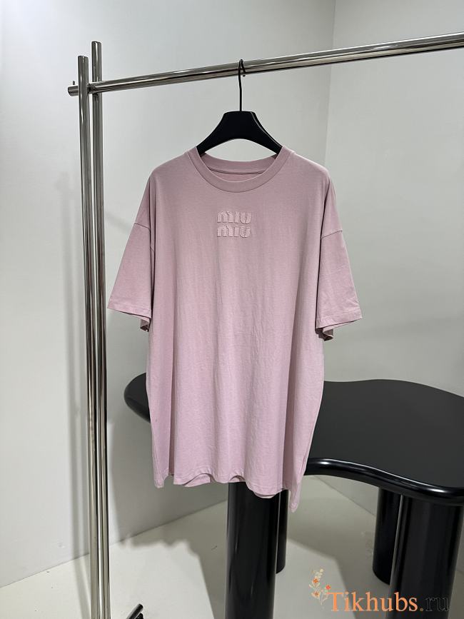 Miu Miu Pink T-shirt - 1