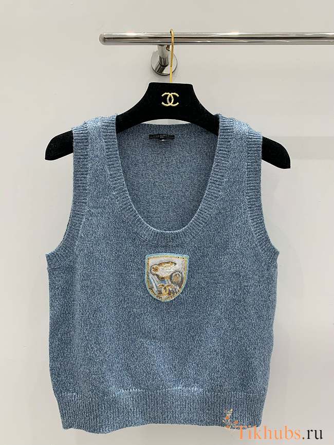 Chanel Blue Tank Top 02 - 1