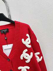 Chanel Red Cardigan - 2