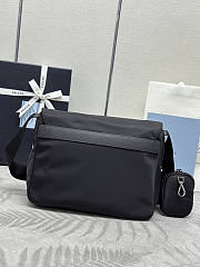 Prada Re-Nylon Shoulder Bag Black 27x20.5x12cm - 4