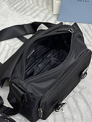 Prada Re-Nylon Shoulder Bag Black 27x20.5x12cm - 3