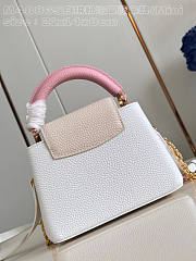 Louis Vuitton LV Mini Capucines Snow White 21x14x8cm - 3