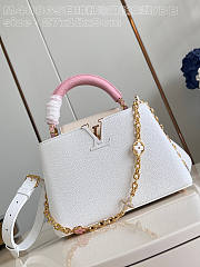 Louis Vuitton LV Capucines BB Snow White 27 x 17.3 x 9 cm - 1