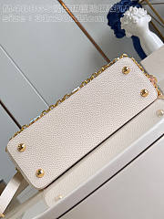 Louis Vuitton LV Capucines MM White Blue 31x20x11cm - 4