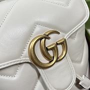 Gucci GG Marmont Matelasse Backpack White 19x20x11cm - 3