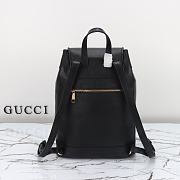 Gucci Horsebit 1955 Backpack Black 27x35x16.5cm - 2