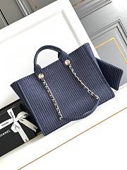 Chanel Shopping Tote Bag Denim 38cm - 3