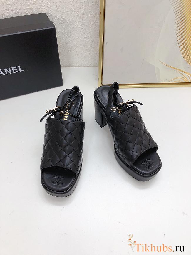 Chanel Black Heel 10cm - 1