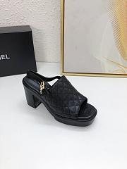 Chanel Black Heel 10cm - 5