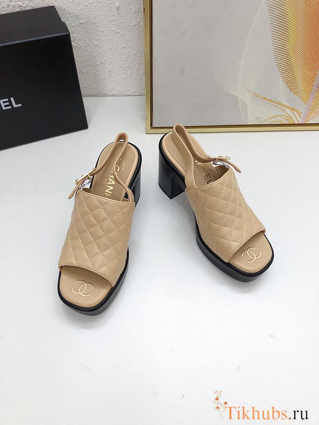 Chanel Beige Heel 10cm - 1