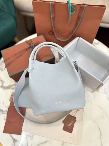 Loro Piana Bag Small Bale Light Blue 17x17x21cm