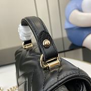 Gucci GG Marmont Mini Top Handle Bag Black 17x13x6cm - 3