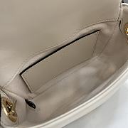 Gucci GG Marmont Mini Top Handle Bag Light Grey 17x13x6cm - 6