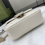 Gucci GG Marmont Mini Top Handle Bag Light Grey 17x13x6cm - 4