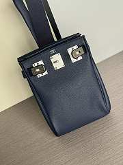 Hermes Hac a Dos PM backpack Navy Blue 18x26x8cm - 6
