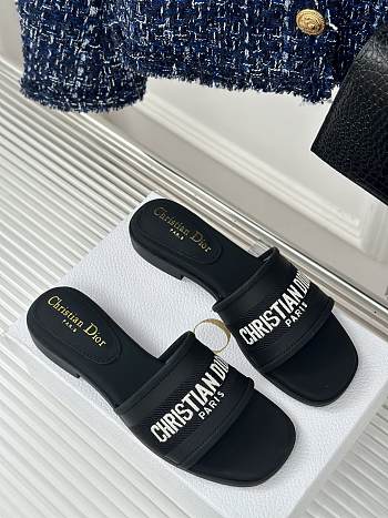 Dior Black Slides 02