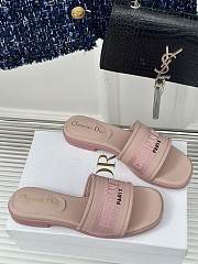 Dior Pink Slides - 2