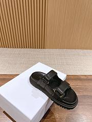 Dior Dioract Slide Black Lambskin  - 3