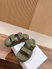 Dior Dioract Slide Green Lambskin - 4