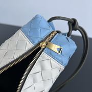 Bottega Veneta Small Loop Camera Bag White Blue 22x15.5x9cm - 6