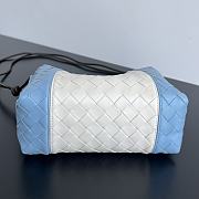 Bottega Veneta Small Loop Camera Bag White Blue 22x15.5x9cm - 4