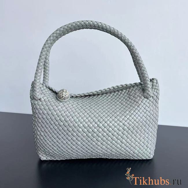 Bottega Veneta Tosca Shoulder Bag Light Grey 27x18x9cm - 1