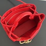 Bottega Veneta Small Andiamo Red 25x22x10.5cm - 5