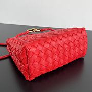 Bottega Veneta Small Andiamo Red 25x22x10.5cm - 2